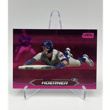 2024 Stadium Club Nico Hoerner Pink Foil Cubs #26