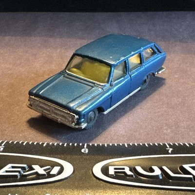 #ad 1960#x27;s Husky Ford Zephyr 6 Estate Wagon Blue Diecast Car Open Hatch $19.99
