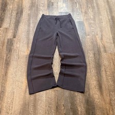 Member's Mark Womens Sandwash Wide Leg Pants Medium Charcoal Black