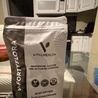 VitalHealth V-FortyFlora Magnesium Calcium Charcoal 60 Caps 500mg — photo 1