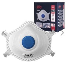 JSP Disposable Moulded Face Mask FFP3 With Valve (M632) 10 Pack