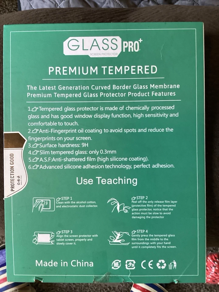 Premium Tempered Glass Screen Protector (2 Pack) Microsoft Surface Pro X - Image 3 of 3
