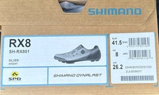 Imagen de Shimano SH-RX801 Silver EU 41.5 us 8 Bolt Boa Cycling Shoes