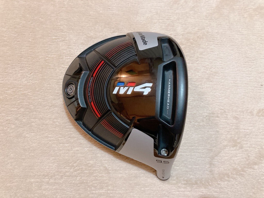 TaylorMade M4 9.5° Driver Head Only RH Golf Club w/Headcover | eBay