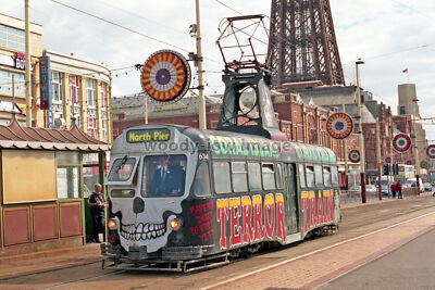 rs1811 - Blackpool Tram 634, Terror Train - Foto 6x4