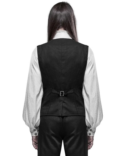 Punk Rave Invictus Mens Regency Gothic Waistcoat Vest - Picture 5 of 12