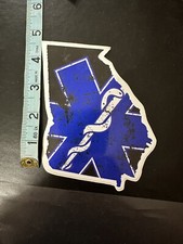 Paramedic, Emergency Medical EMS Car Bumper Vinyl Sticker Decal