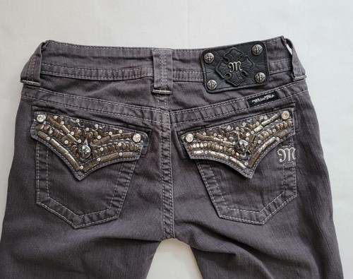 Pantalones de mezclilla ajustados Miss Me para mujer talla 25x27 - Imagen 11 de 12