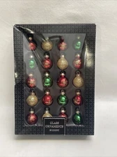 Rauch Industries Mini Glass Ornament Balls 20 Count