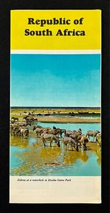 1967 South Africa Republic Tourist Information Guide Vintage Travel Brochure