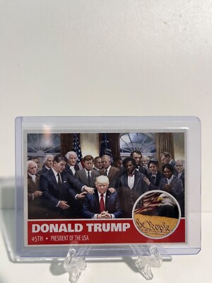 Donald Trump 45th & 47th U.S President Custom Made Trading Card (Got Your Back)
