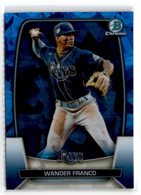【75シリ】WANDER FRANCO BOWMAN SAPPHIRE 2023 Bowman Chrome Sapphire Wander Franco #70 Tampa Bay Rays