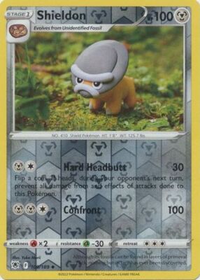 SHIELDON 109/189 ASTRAL RADIANCE POKEMON (REVERSE HOLO, NM)
