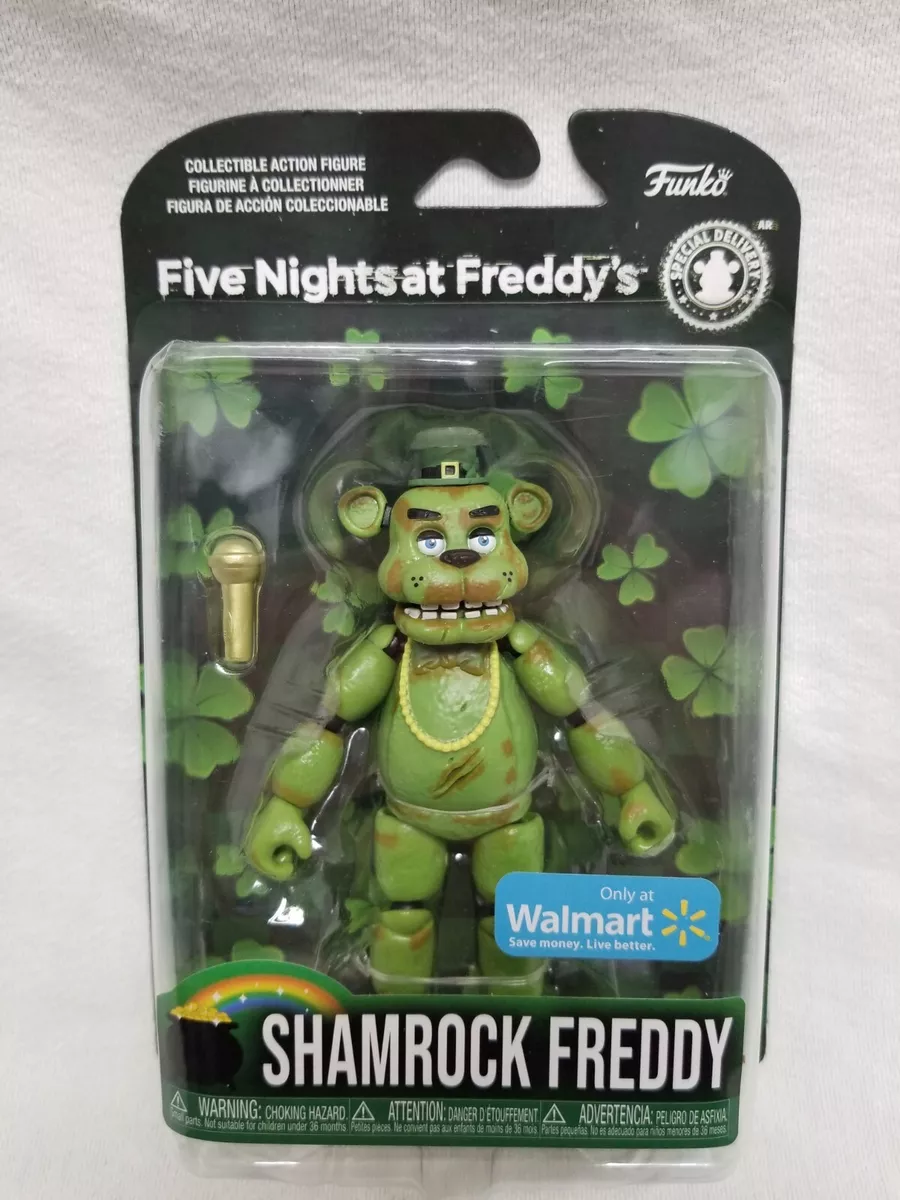 Action Figure: Five Nights at Freddy's - Shamrock Freddy (Walmart  Exclusive) 