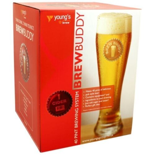 YOUNG'S Brew Buddy Cider 40 Pints Home Brew Starter Kit