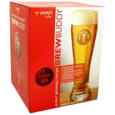 YOUNG'S Brew Buddy Cider 40 Pints Home Brew Starter Kit | eBay UK