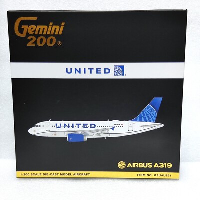 Gemini 1/200 A319 bmi航空 Gemini Jet 1/200 A319 United N876UA ***G2UAL891 | eBay