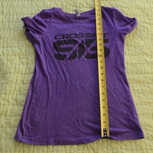 Maglietta Vintage CrossFit 915 El Paso Texas Games Open 2013 Donna S Viola - Foto 6 di 6