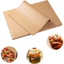 100Pcs Greaseproof Paper Sheets Non-stick Disposable Sanwich Wrappering Paper