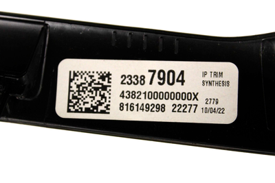 2019-2023 Chevrolet Silverado Center Bezel (Silver & Chrome) Part