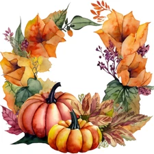 30 Custom Autumn Watercolor Art Personalized Address Labels