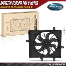 Engine Radiator Cooling Fan Assembly w/ Shroud for Chrysler PT Cruiser 2006-2010