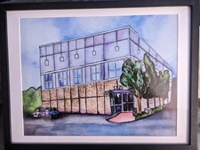 The Office Framed Picture From Pam Beasley Art Show  12×16