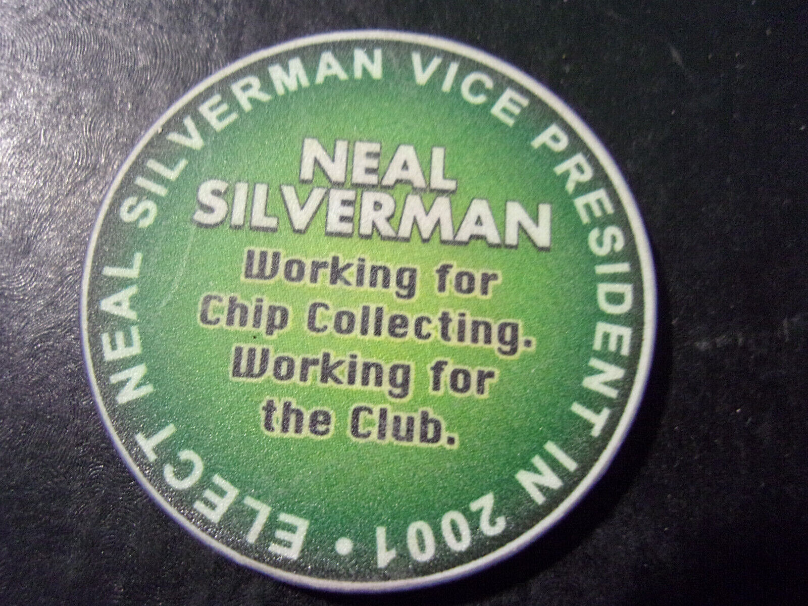 ELECT NEAL SILVERMAN CHIPCO MANUFACTURER SAMPLE casino gaming poker