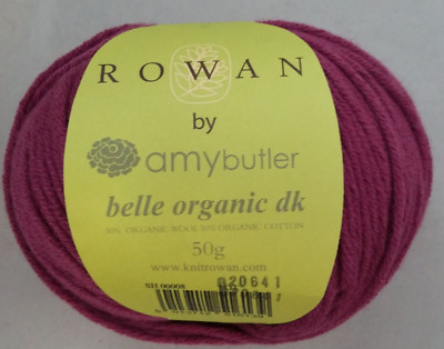 (144  / kg): 50 g Rowan, amybutler belle organic dk SH008 peony #1877