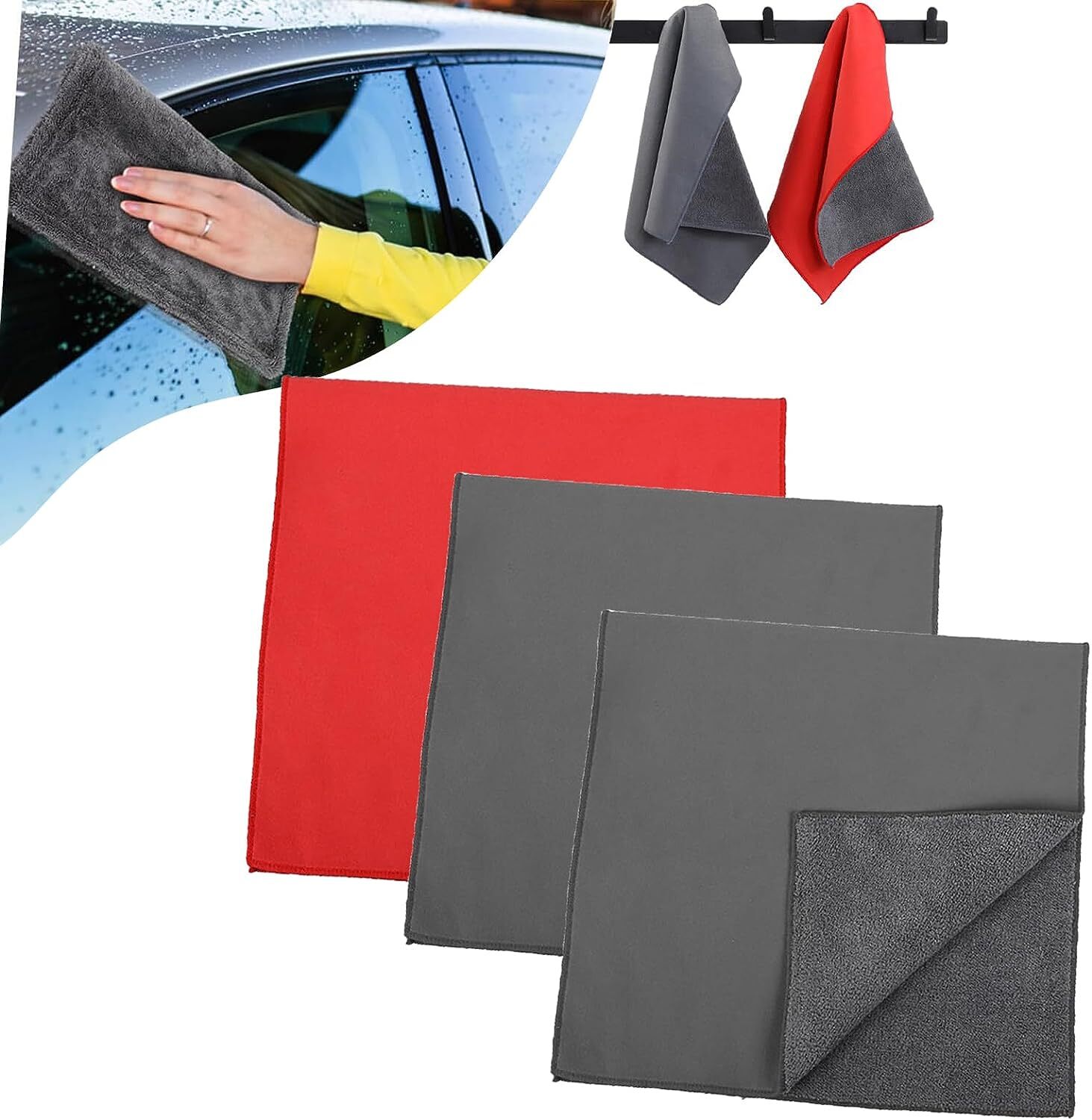 Super Absorbent Car Drying Towel,The New Car Microfiber Double Sided