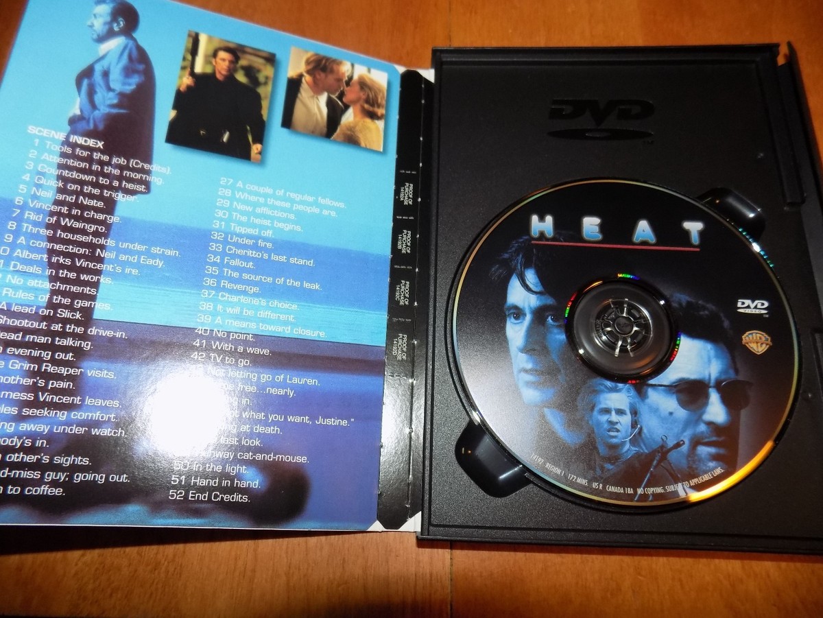 HEAT Al Pacino Robert De Niro Val Kilmer Los Angeles Crime Saga