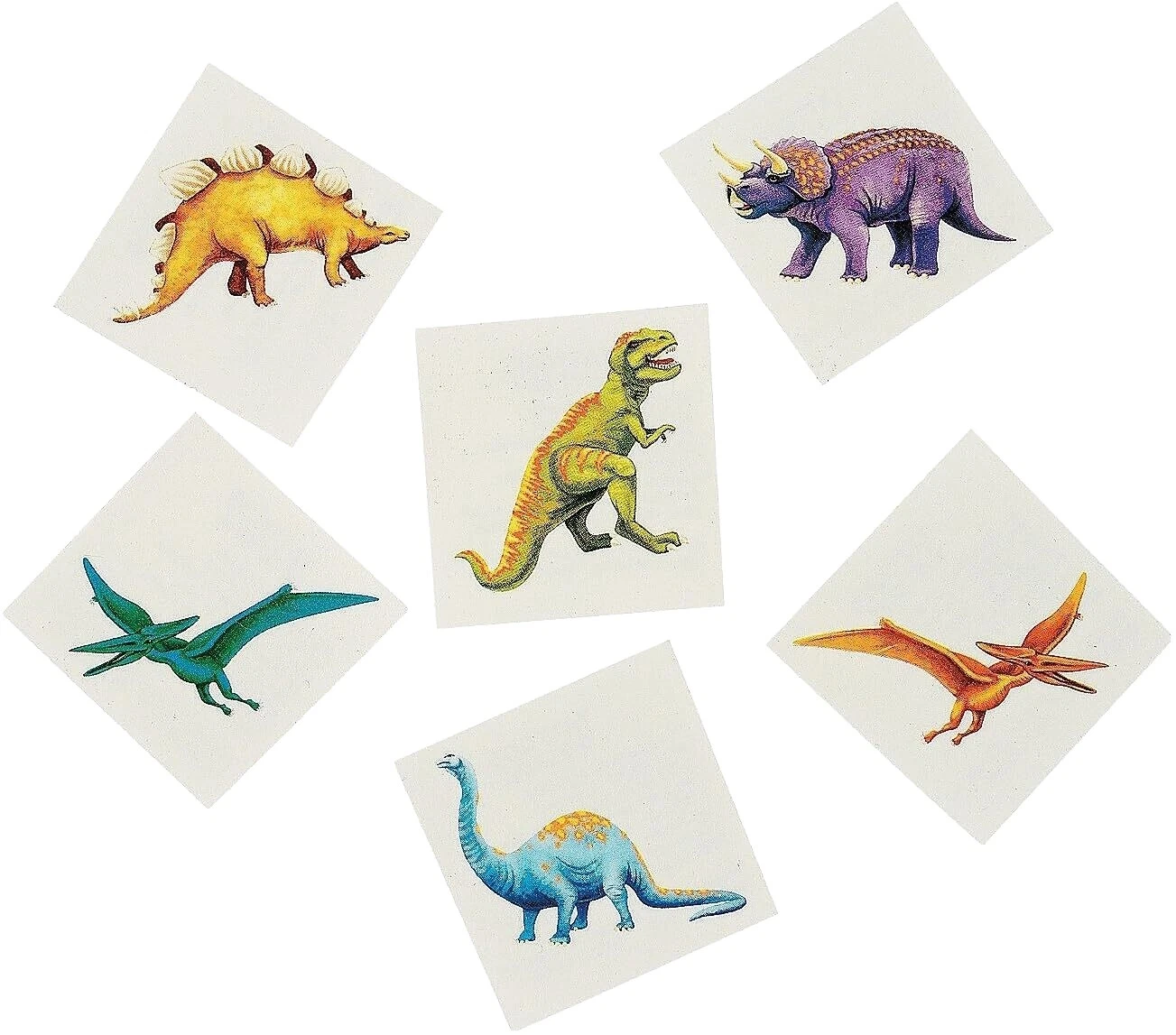 Dinosaurios Tatuajes Multicolor Party Favors & Bolsa Rellenos