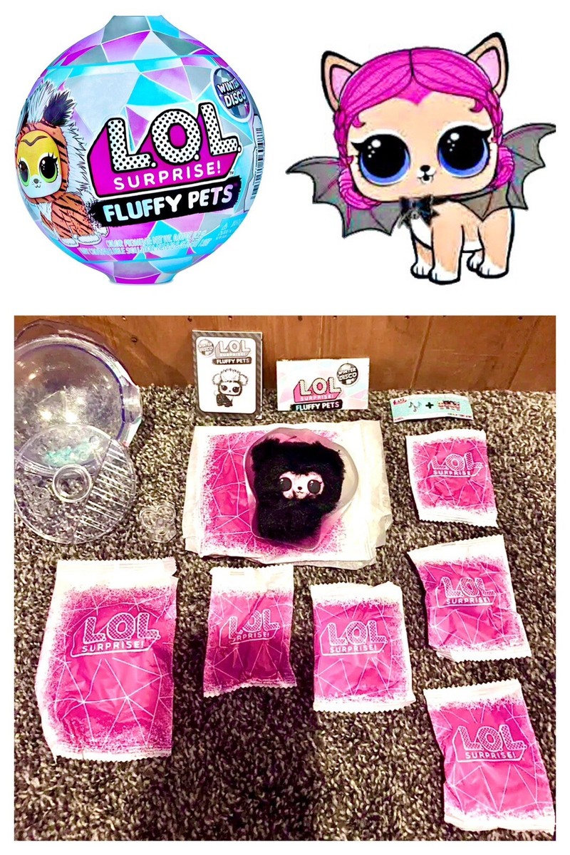 LOL Fluffy Pets Vampupper Countess Pet Puppy Dog Doll Winter Disco