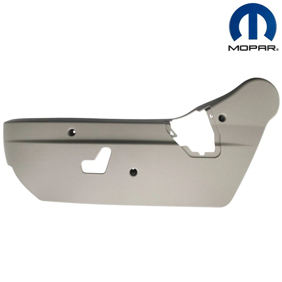 DRIVER LH SEAT TRACK TRIM for 2004-2009 DODGE DURANGO KHAKI MOPAR OEM 68004466AC - Image 2 of 4