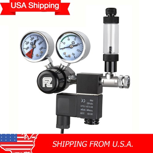 USA Shipping Aquarium CO2 Regulator DC Big Dual Gauge Display with Check Valve
