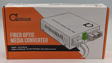 Multimode ST Gigabit Fiber Media Converter - Built-in ST Fiber Module 550 m