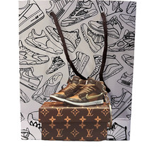 Jordan 1 Retro High Brown - 3D Mini Sneaker Keychain Shoe Pair with Box  Bag