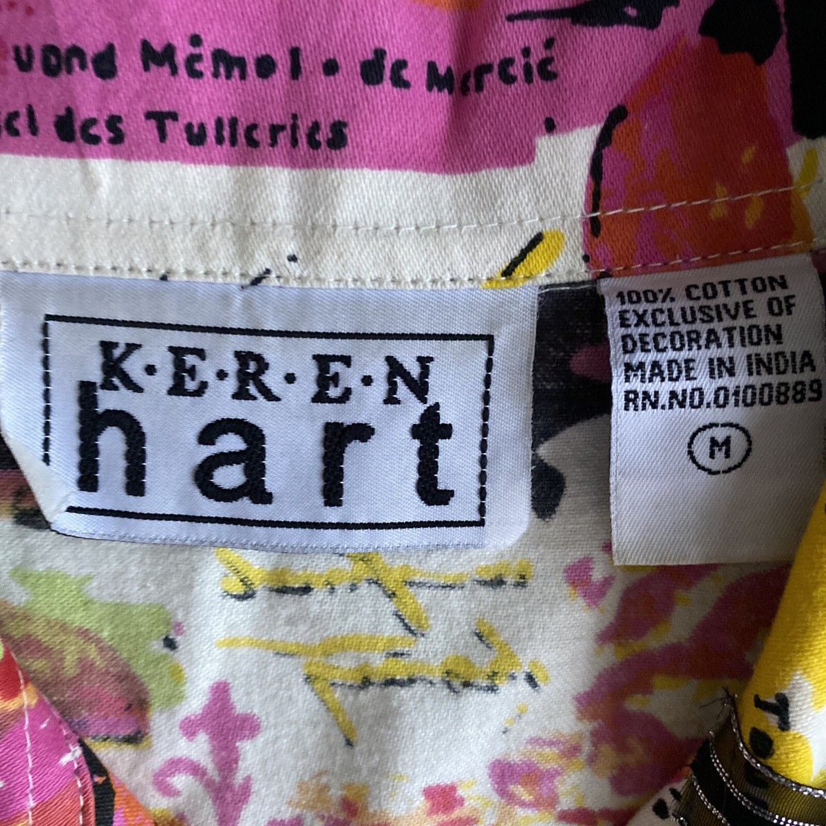 VTG Keren Hart Jacket Art to Wear Abstract Blazer Wearable VTG Keren Hart Jacket Art to Wear Abstract Blazer Wearable