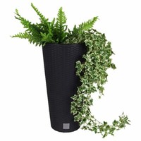 Polyrattan Pflanztopf 57,5X30Cm Blumentopf PflanzküBel ÜBertopf BlumenküBel