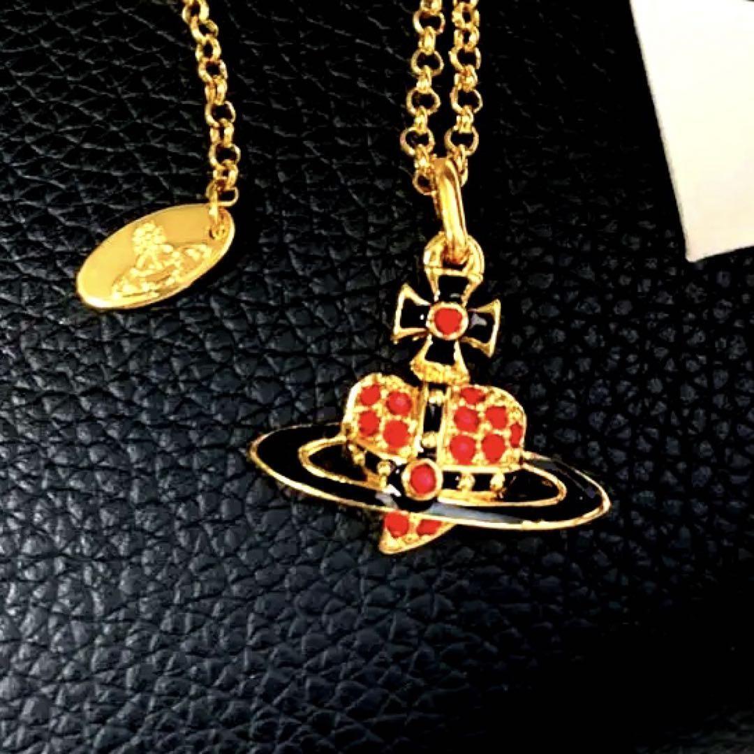 Vivienne Westwood Necklace Diamante Orb Gold IN BOX [EJ7712 | eBay