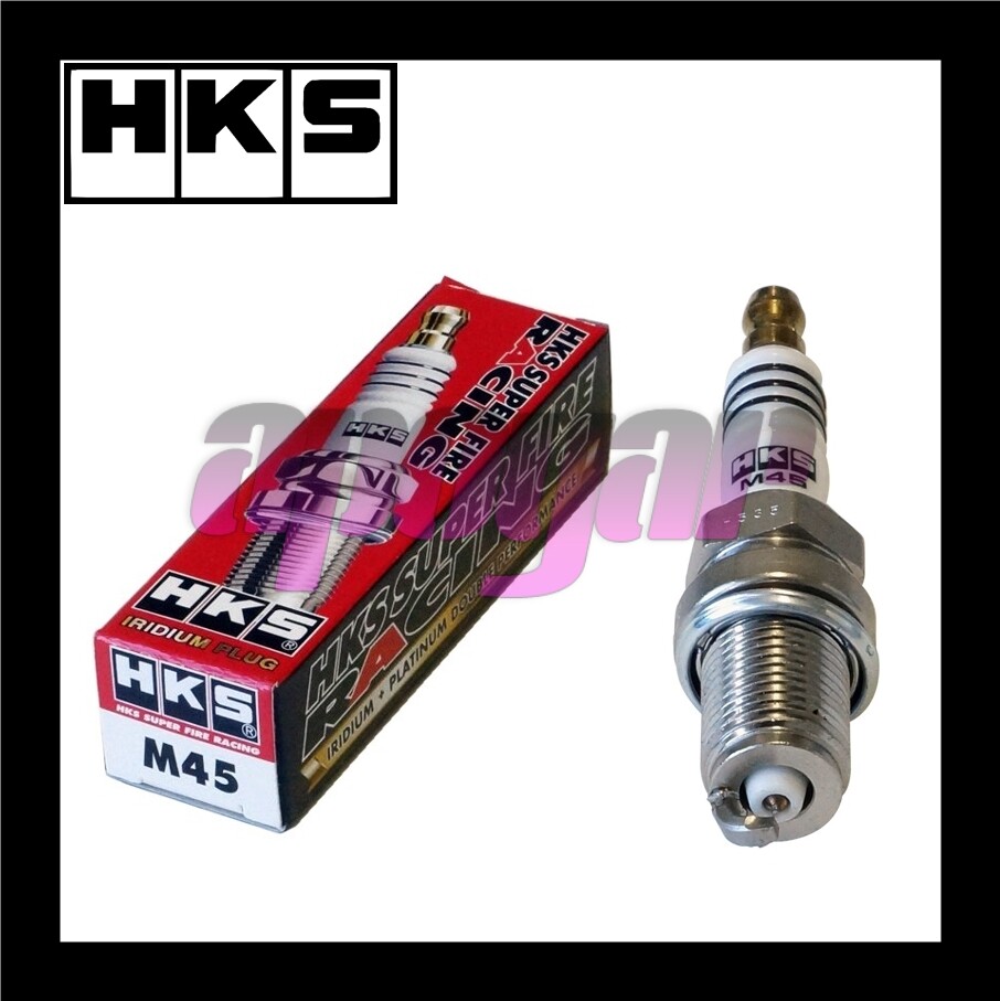 HKS Super Fire Racing Plug M45 6pcs JIS Type φ14 x 19mm 50003-M45 x 6