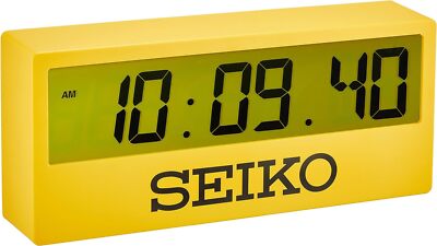快適グッズ・旅行小物 Neighborhood seiko sports timer clock SEIKO Clock Color Yellow 4 Types Digital Sports Timer Design