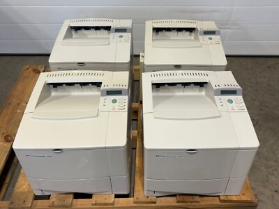 *LOT OF 4* HP Hewlett Packard LaserJet 4050 Laser Printer