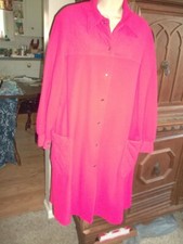 Excellent Vintage EVELYN PEARSON Red Robe Size M