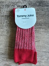 Tommy John Kids Youth Casual Socks Shoe Size 3.5-5 Haute Red NWT