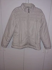 10,000 FT ABOVE SEA LEVEL LADIES PUFFY GRAY WINTER ZIP JACKET-M-WORN ONCE-LITE
