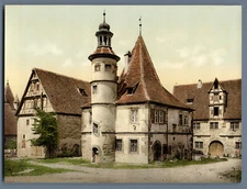 Rothenburg o/T. Hegereiterhaus. PZ vintage photochromic, Germany photochro