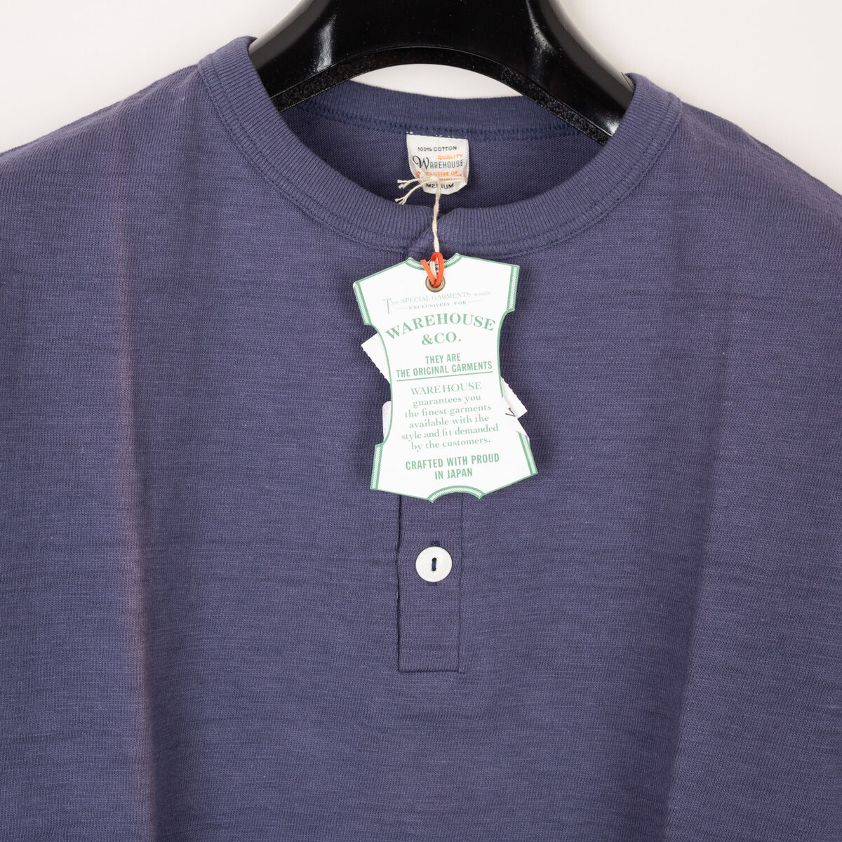 Warehouse & Co. Japan Henley Neck Tee Faded Navy T-Shirt | eBay Warehouse & Co. Japan Henley Neck Tee Faded Navy T-Shirt | eBay