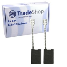 2x Kohlebürsten Motorkohlen 6,3x16x22mm für Bosch Mauernutfräser Schleifer