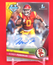 Korey Foreman AUTO 1st Bowman 2023 Bowman Chrome University